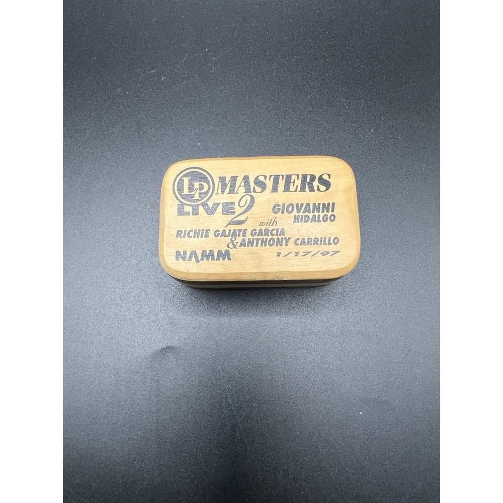 Vintage LP Latin Percussion Masters Live 2 NAMM 1997 Shaker Giovanni Hidalgo